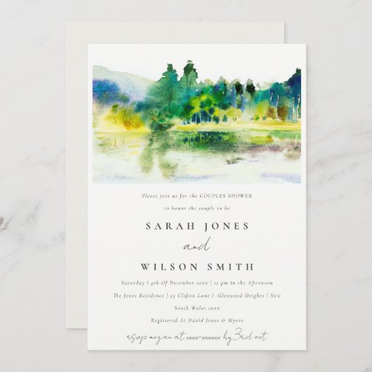 Landschap Landschap Couples — Landschap Landschap Kaart (Voorkant / Achterkant)