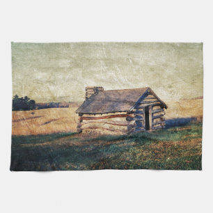 Landschap Landschap Prairie western land Theedoek