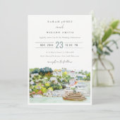 Landschap Landschap Wuwschap Elegant rivier Cruise Kaart (Staand voorkant)