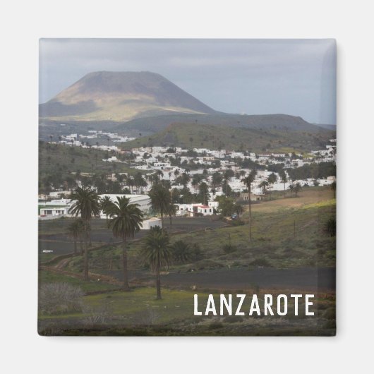 Landschap Lanzarote Magneet (Voorkant)