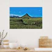 Landschap Laugavegur Poster (Keuken)