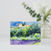 Landschap Lavender fields Briefkaart (Staand voorkant)