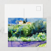 Landschap Lavender fields Briefkaart (Voorkant / Achterkant)