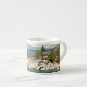 Landschap meer espresso kop (Voorkant rechts)