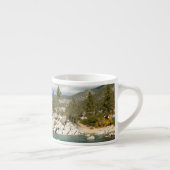 Landschap meer espresso kop (Rechts)