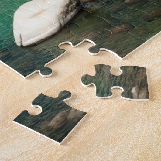 Landschap meer legpuzzel (Zijkant)