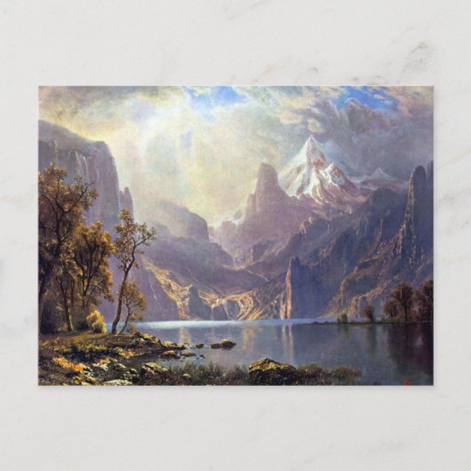 landschap, meer tahoe van Albert Bierstadt Briefkaart (Voorkant)