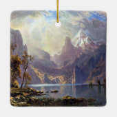  landschap, meer tahoe van Albert Bierstadt Keramisch Ornament (Achterkant)