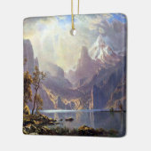  landschap, meer tahoe van Albert Bierstadt Keramisch Ornament (Links)