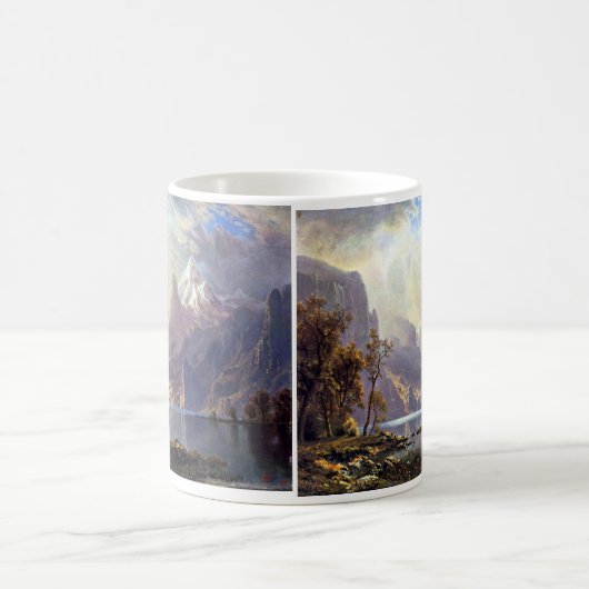 landschap, meer tahoe van Albert Bierstadt Koffiemok (Center)