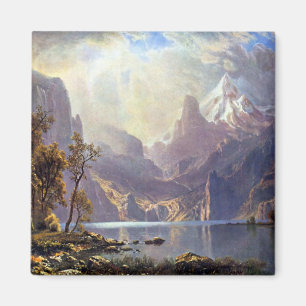 landschap, meer tahoe van Albert Bierstadt Magneet