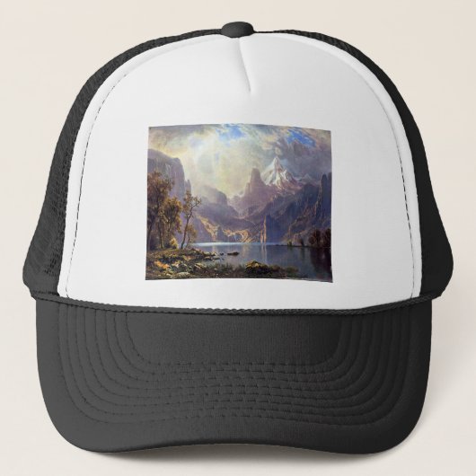  landschap, meer tahoe van Albert Bierstadt Trucker Pet (Voorkant)
