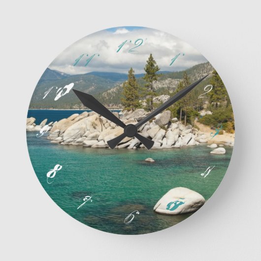 Landschap meer van Tahoe Ronde Klok (Voorkant)
