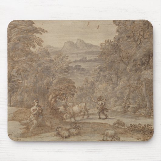 Landschap Mercury en Apollo Muismat (Voorkant)