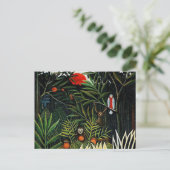 Landschap met apen door Henri Rousseau Briefkaart (Staand voorkant)