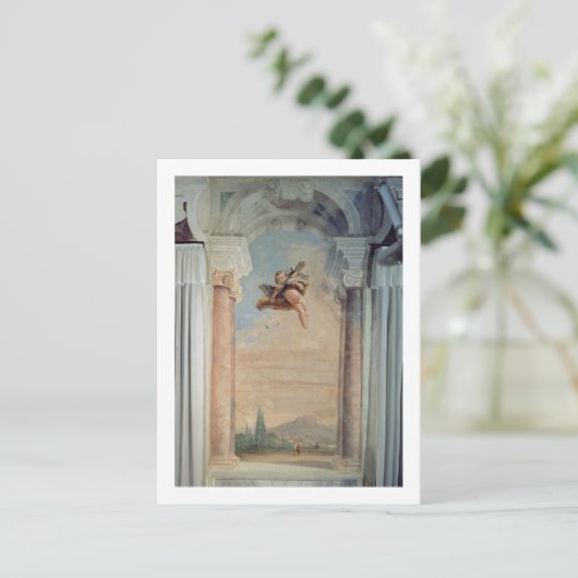 Landschap met Cupid, van de "Foresteria" (Gast) Briefkaart (Staand voorkant)