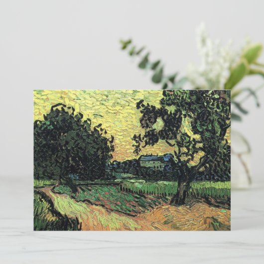 Landschap met de Chateau Auvers van Vincent van Go (Staand voorkant)