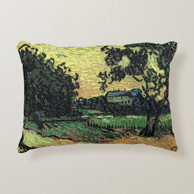 Landschap met de Chateau Auvers van Vincent van Go Accent Kussen (Voorkant)
