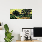 Landschap met de Chateau Auvers van Vincent van Go Poster (Thuiskantoor)