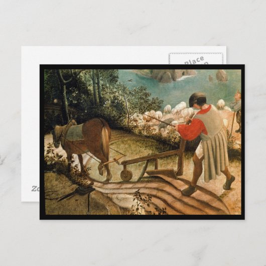 Landschap met de Herfst van Icarus Briefkaart (Voorkant / Achterkant)