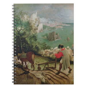 Landschap met de Herfst van Icarus, c.1555 Notitieboek