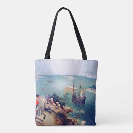 Landschap met de Herfst van Icarus, Pieter Bruegel Draagtas (Achterkant)