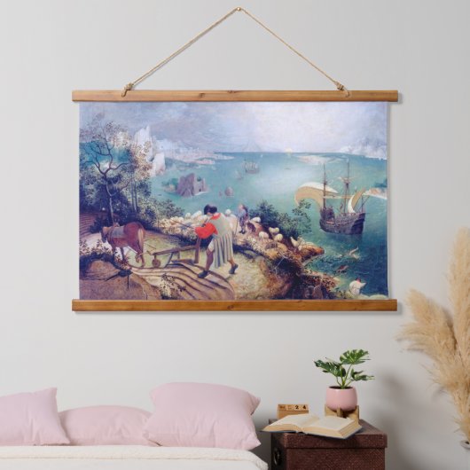 Landschap met de Herfst van Icarus, Pieter Bruegel Hangend Wandkleed (Slaapkamer)
