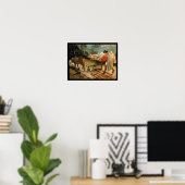 Landschap met de Herfst van Icarus Poster (Thuiskantoor)