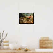Landschap met de Herfst van Icarus Poster (Keuken)