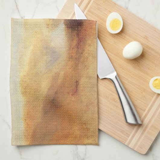 Landschap met de verre rivierbaai van Joseph Turne Theedoek (Quarter Fold)