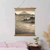  landschap met draaiend landschap hangend wandkleed (Slaapkamer)