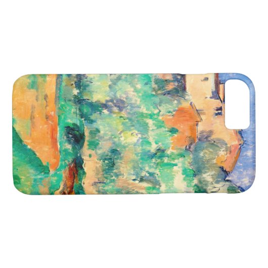 Landschap met een huis, Cezanne Case-Mate iPhone Case (Achterkant (Horizontaal))