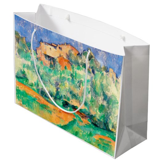 Landschap met een huis, Cezanne Groot Cadeauzakje (Achterkant Gekanteld)
