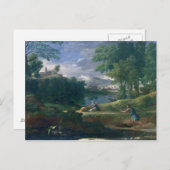 Landschap met een Man gedood door een Slang, Briefkaart (Voorkant / Achterkant)