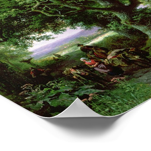 Landschap met een Mill Poster (Hoek)