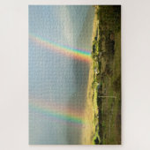 Landschap met een regenboog legpuzzel (Verticaal)