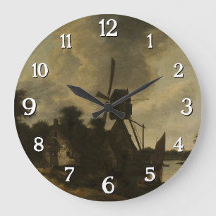 Landschap met een windmolen – Salomon Rombouts Grote Klok