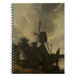 Landschap met een windmolen – Salomon Rombouts Notitieboek