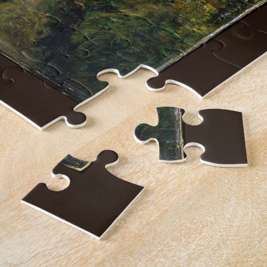 Landschap met een zonnestroom - Dabigni Fine Art Legpuzzel (Zijkant)