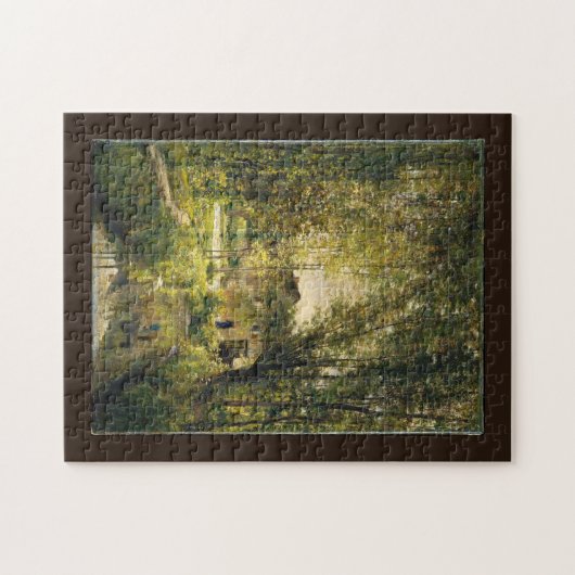 Landschap met een zonnestroom - Dabigni Fine Art Legpuzzel (Horizontaal)