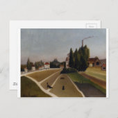 Landschap met fabriek van Henri Rousseau Briefkaart (Voorkant / Achterkant)