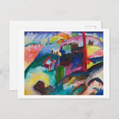 Landschap met Factory Chimney, Wassily Kandinsky Briefkaart (Voorkant / Achterkant)