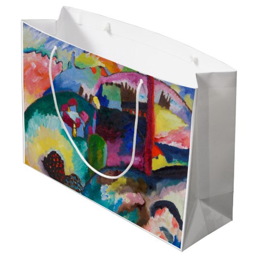 Landschap met Factory Chimney, Wassily Kandinsky Groot Cadeauzakje (Achterkant Gekanteld)