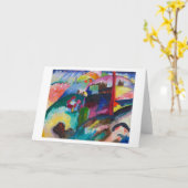 Landschap met Factory Chimney, Wassily Kandinsky Kaart (Gele Bloem)