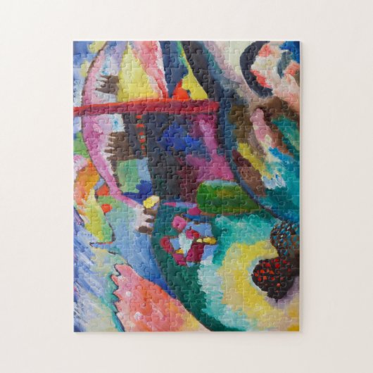 Landschap met Factory Chimney, Wassily Kandinsky Legpuzzel (Verticaal)