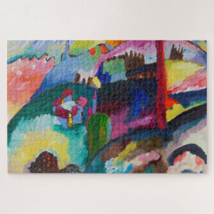 Landschap met Factory Chimney, Wassily Kandinsky Legpuzzel