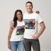 Landschap met Factory Chimney, Wassily Kandinsky T-shirt (Unisex)