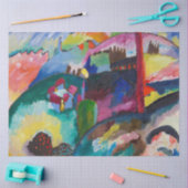 Landschap met Factory Chimney, Wassily Kandinsky Tissuepapier (Craft)