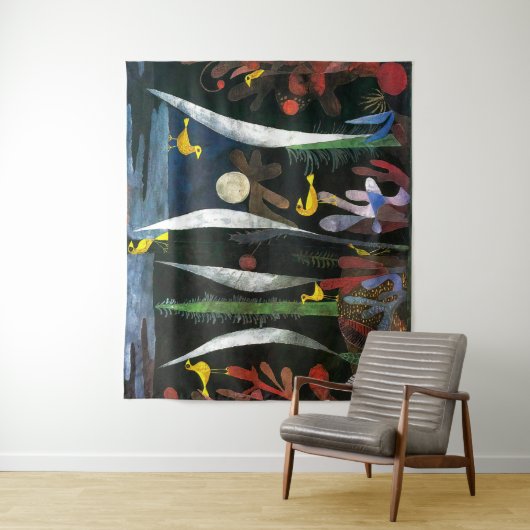 Landschap met Gele Vogels | Paul Klee | Wandkleed (In situ)