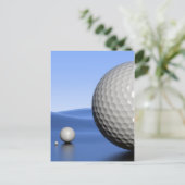 Landschap met Golf Balls Briefkaart (Staand voorkant)